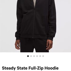 lululemon athletica Men's Black Full-Zip Sweater
